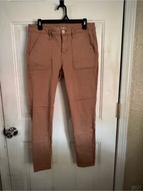 Seven7 Women Skinny Pants in Camel Tan